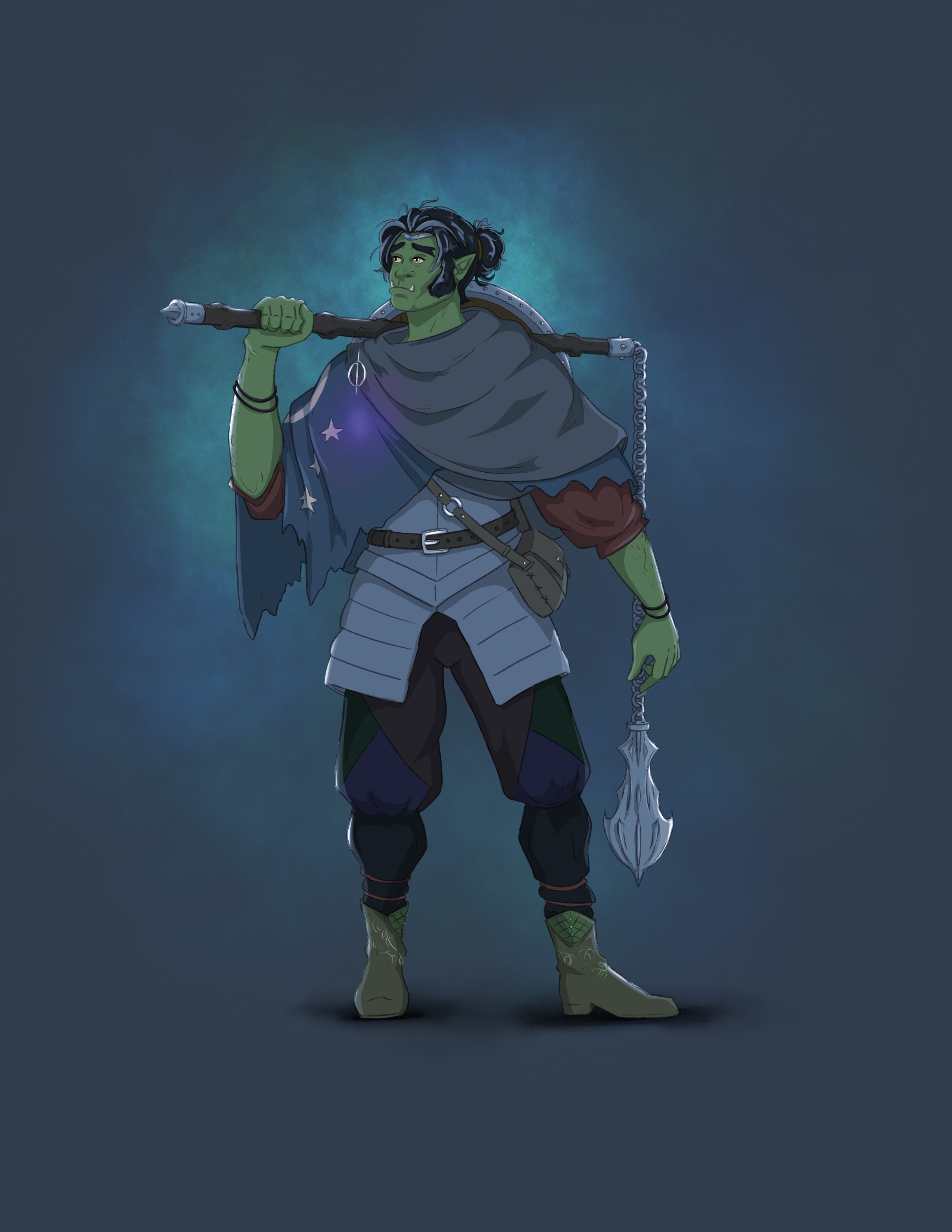 New player added for Curse of Strahd Part 2. Zabu, the half-orc fighter.